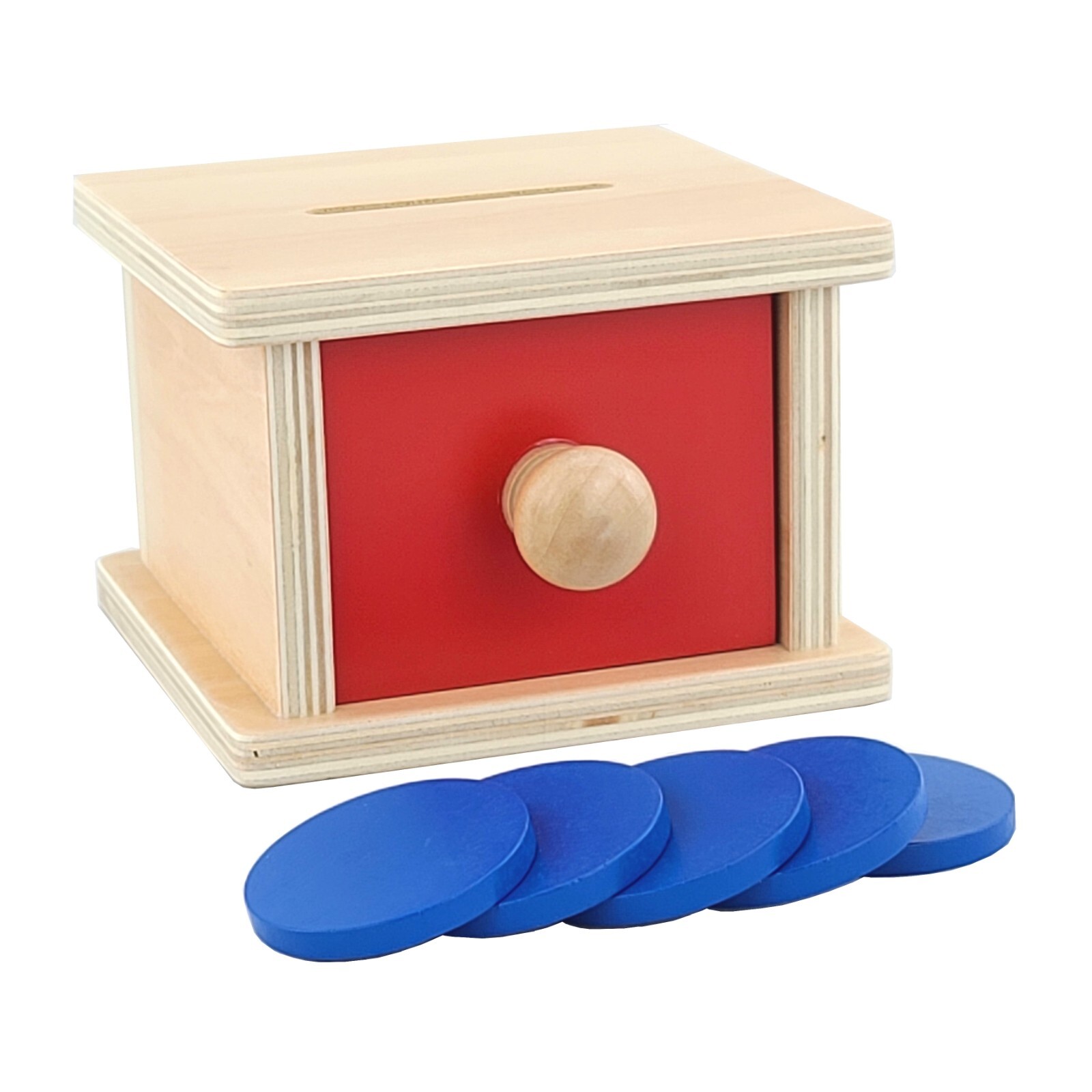Infant Coin Box – MONTESSORI INFANT / TODDLER MATERIAL