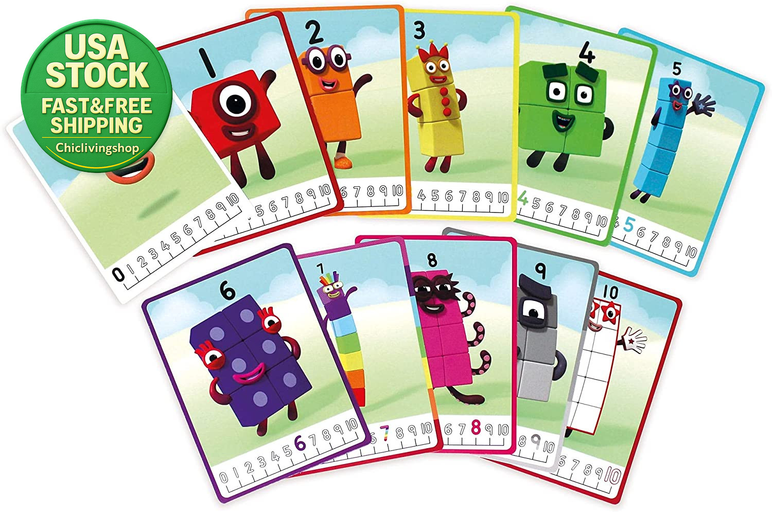 Mathlink Cubes Numberblocks Activity Set 30 Preschool Learning Counting Blocks