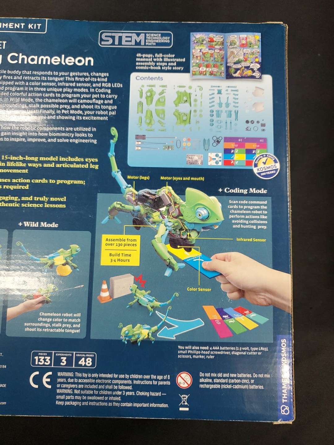 Thames & Kosmos Robotic Pet Coding Chameleon STEM Building New Sealed Box