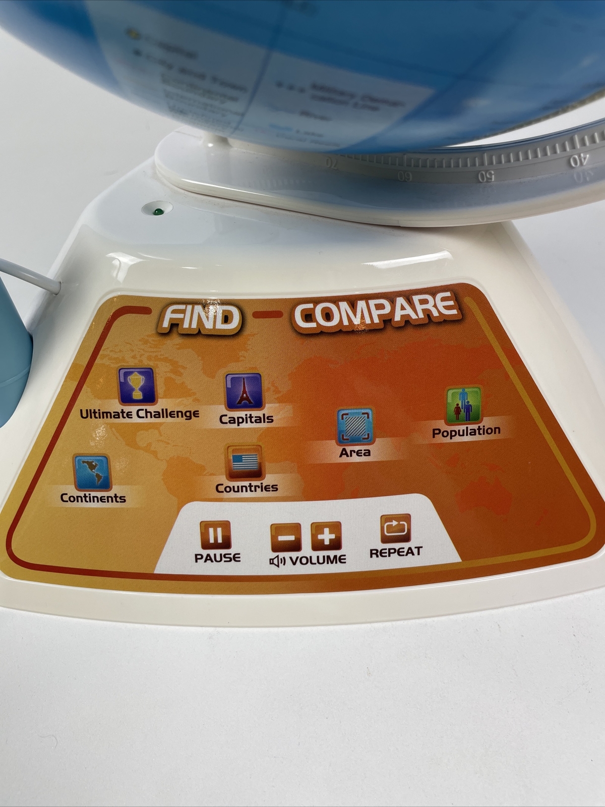 Oregon Scientific Smart Globe Find/ Touch/ Compare  SG268R Tested/Working