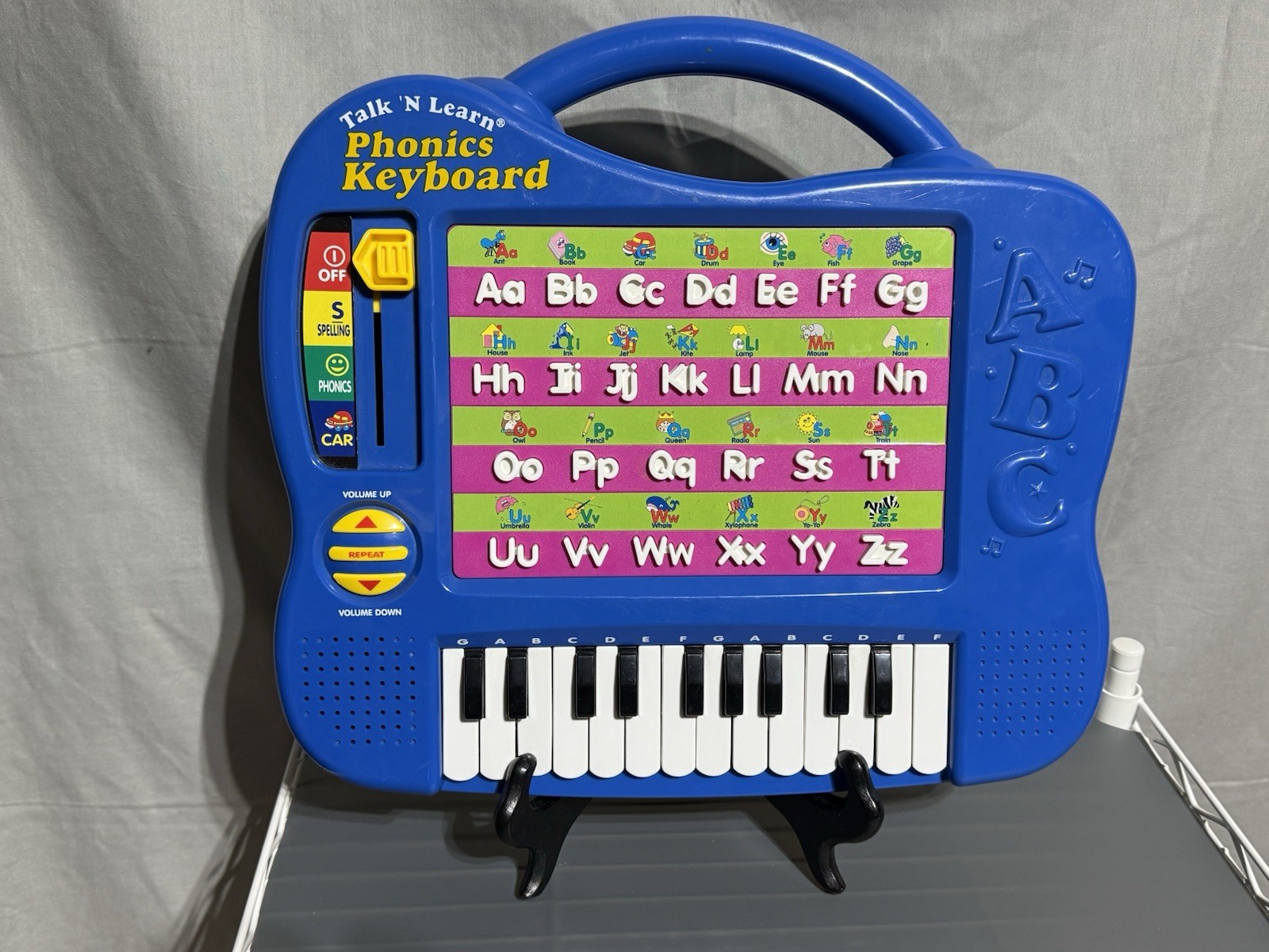 Talk N Learn Phonics Keyboard 1999 Scientific Toys Tested See Description