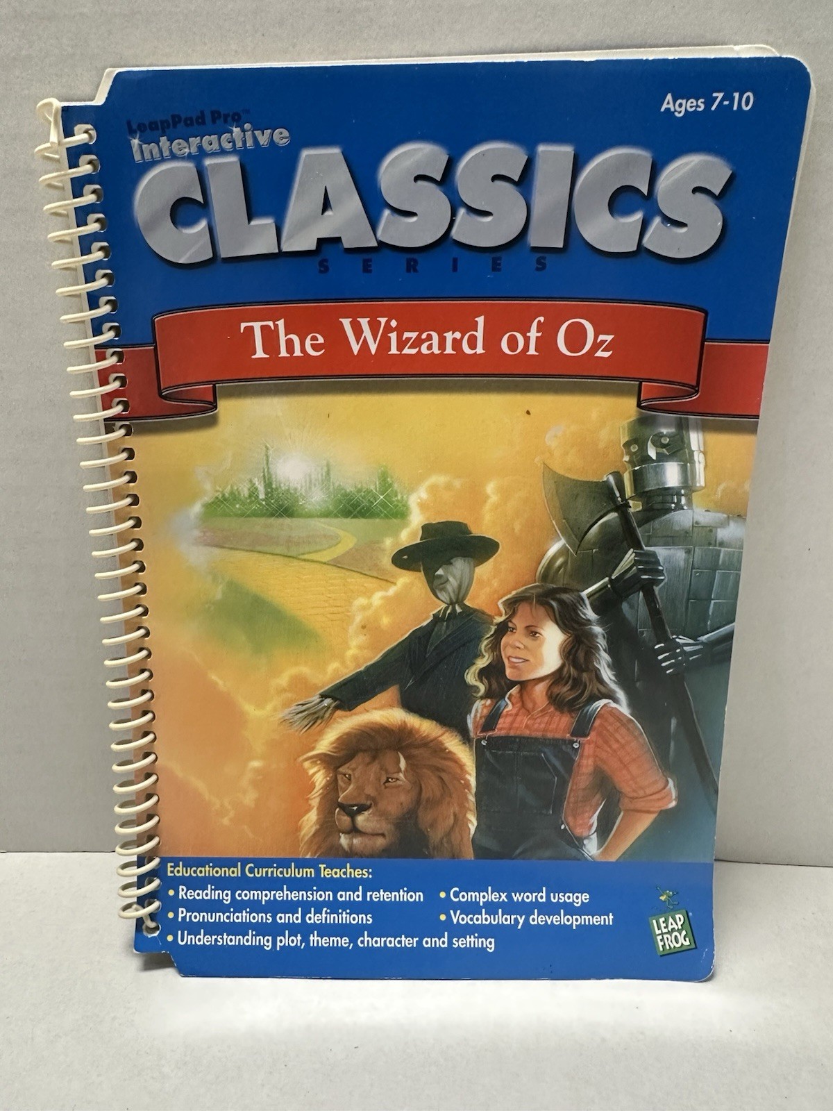Leap Frog Pad Pro Classics Series THE WIZARD OF OZ Book ONLY NO Game Cartridge