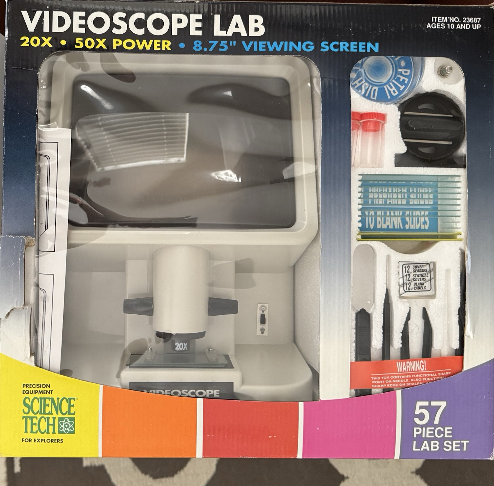1993 Science Tech Videoscope Lab Never Opened New