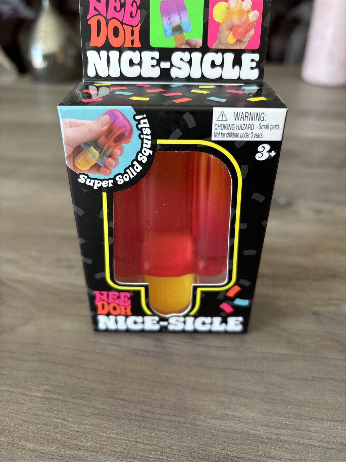 Nee Doh Nice-sicle Pink And Yellow Multi Color Hard To Find