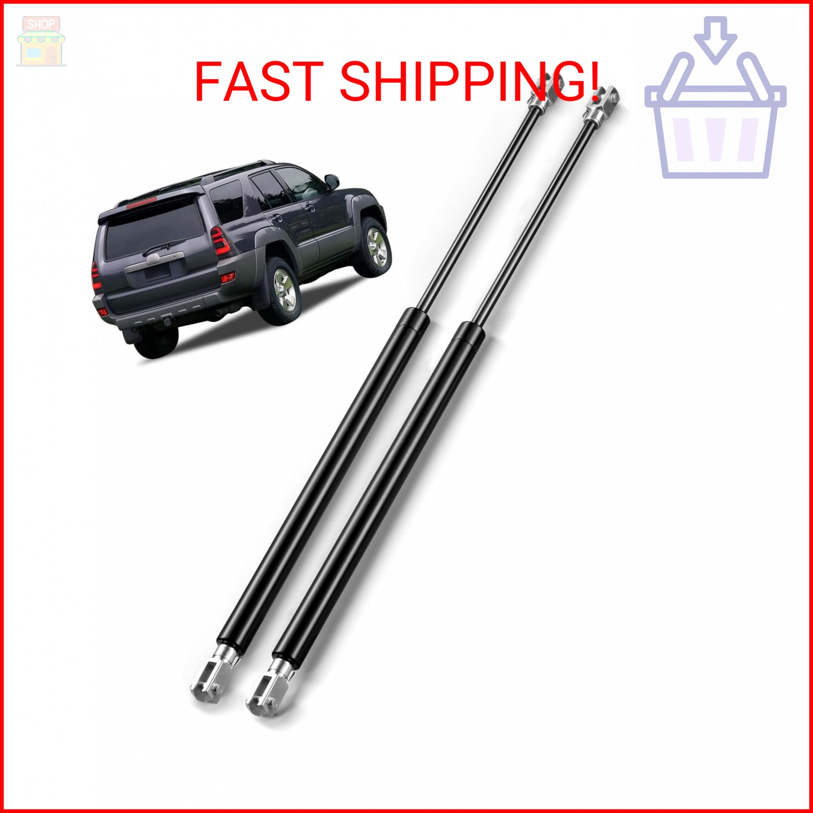 ARANA Rear Hatch Struts for Toyota 4Runner/Hilux 1996-2002, SG229011 Liftgate Tr