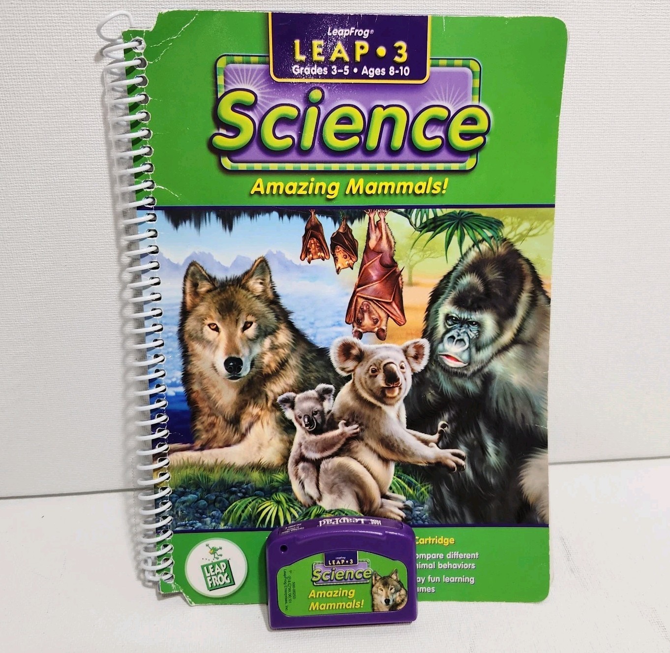 Leapfrog LeapPad Leap 3 Science Book & Cartridge – Amazing Mammals