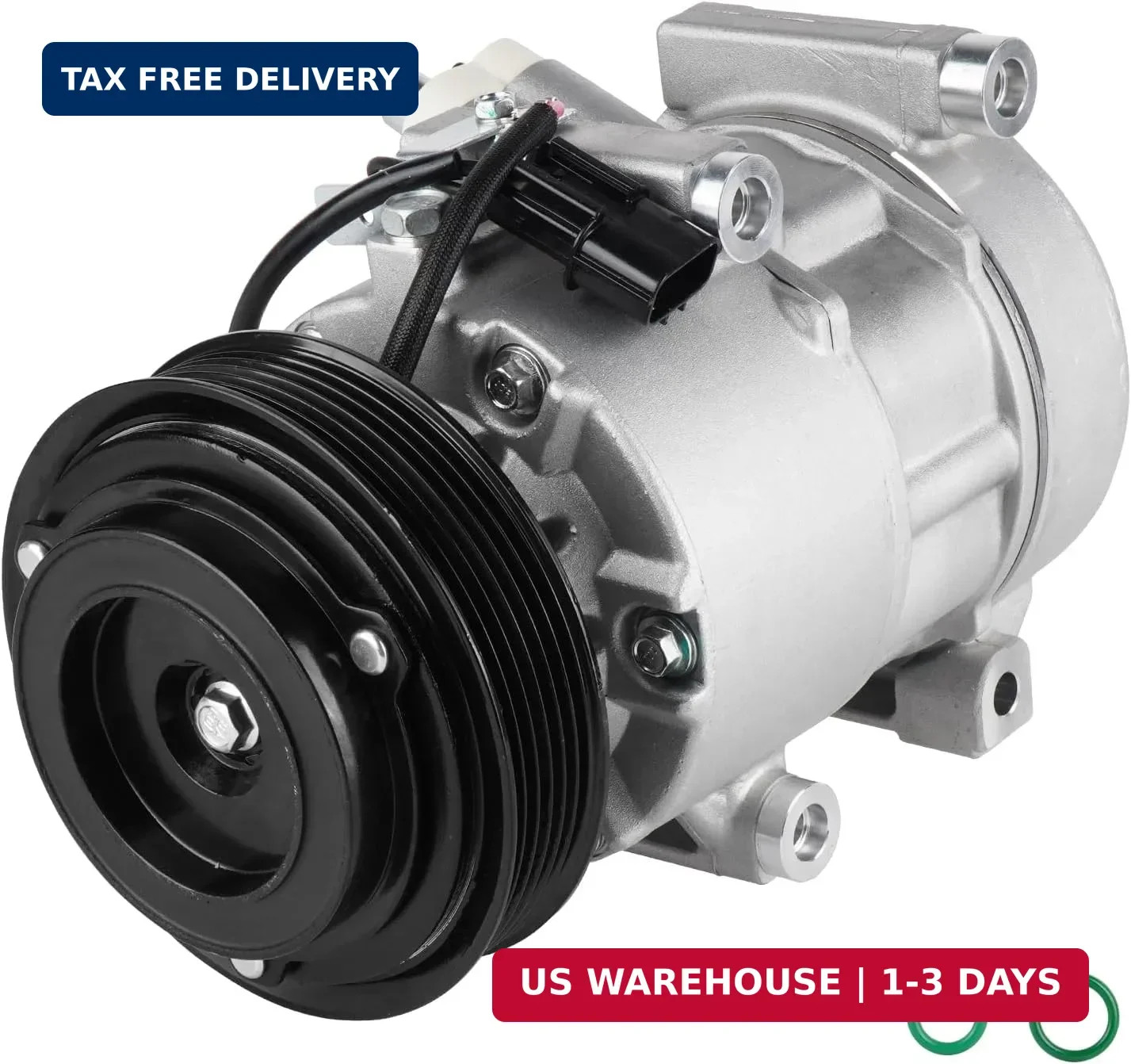 AC Compressor with A/C Clutch Fits for Hyundai Tucson 2.4L 2010-2015, Tucson 2.0
