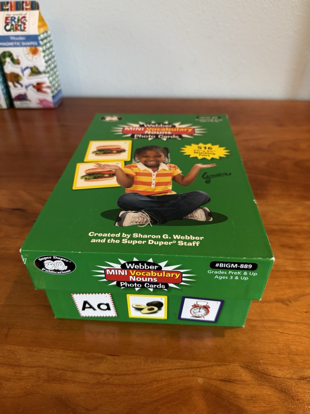 Super Duper Webber Mini Vocabulary Nouns Photo Cards excellent mint complete set