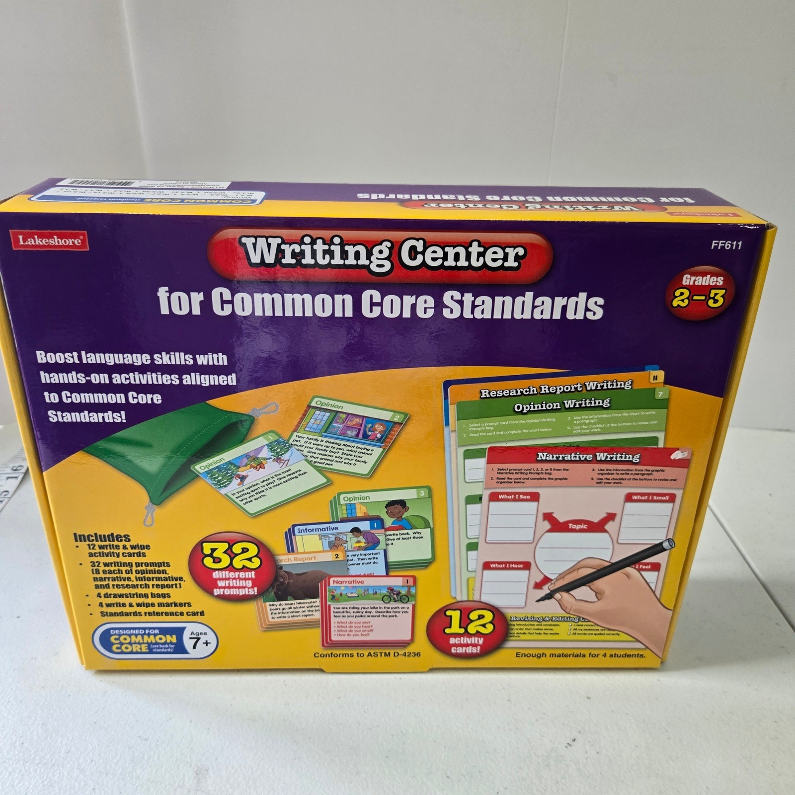 Lakeshore Writing Center Common Core Standards Grades 2-3 Activity Kit FF611