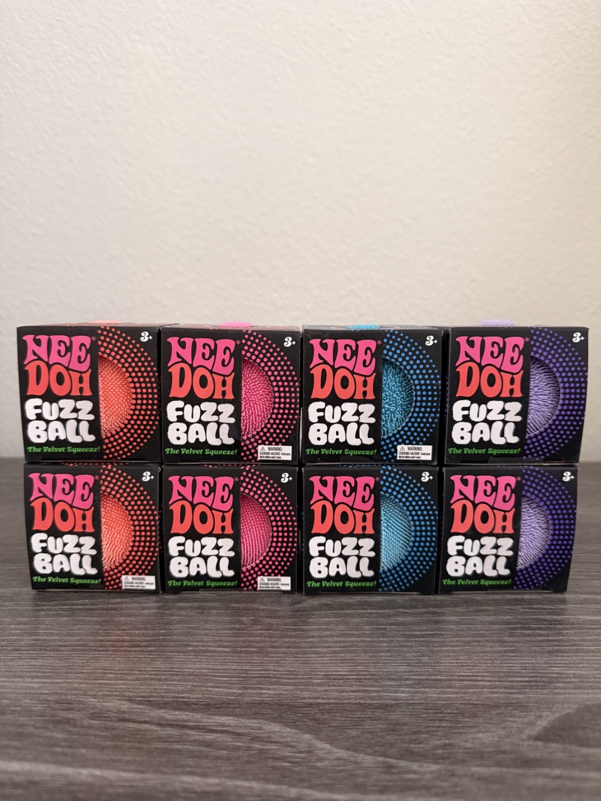 Viral NeeDoh PURPLE Fuzz Ball Velvet Squeeze. New & Sealed, Fast Shipping!