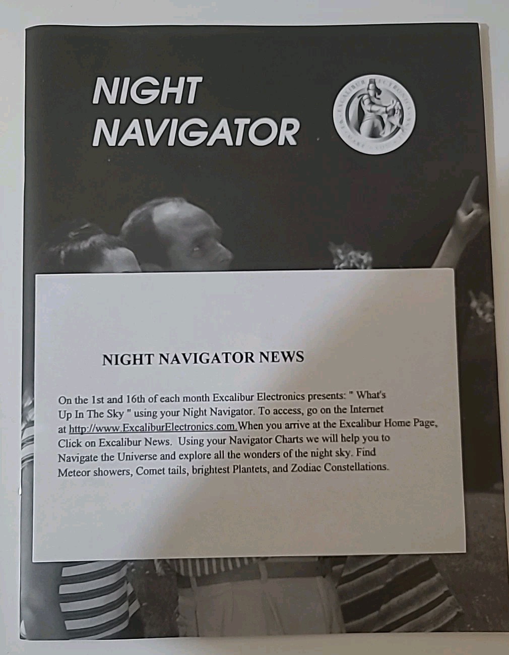 Excalibur NIGHT NAVIGATOR Educational STAR CONSTELLATION Identifier