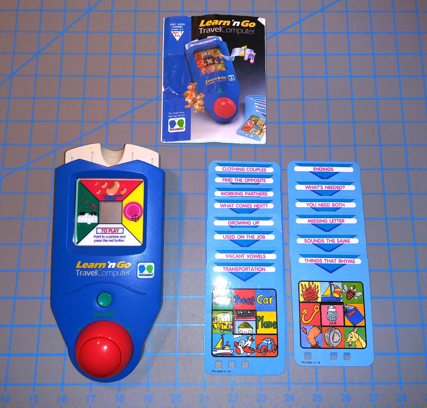 Learn ‘n Go Travel Computer – Reading Spelling Game 1994 Tested Works