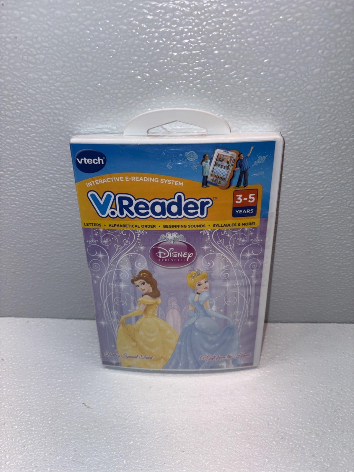 Vtech V.Reader Disney Princess Learning Game- 3-5yrs Letters/Sounds NEW/SEALED
