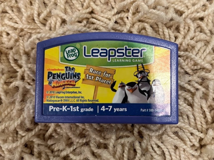 Leap Frog Leapster Learning Game The Penguins of Madagascar