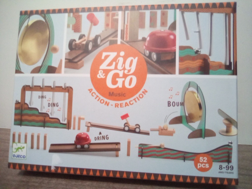 DJECO Zig & Go Music Wooden Action Chain Reaction Building Toy Educational