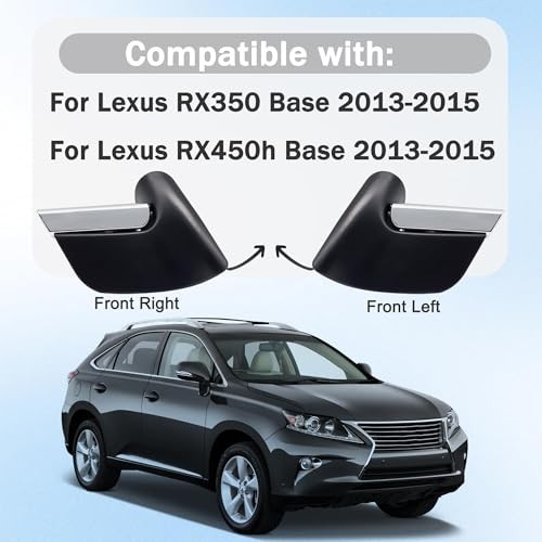 Left & Right Front Bumper Trim and Lower Towing Fits For Lexus RX350 / RX450H