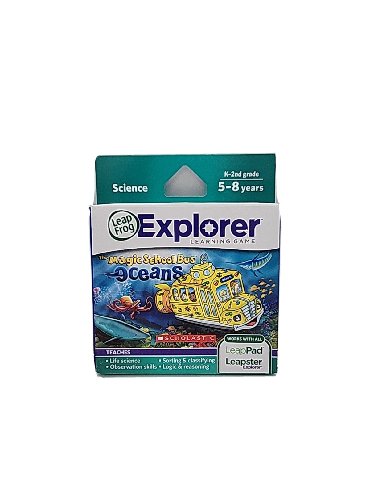 NIP LeapFrog Explorer Learning Game Magic School Bus Oceans Ages 5-8 Years K-2nd