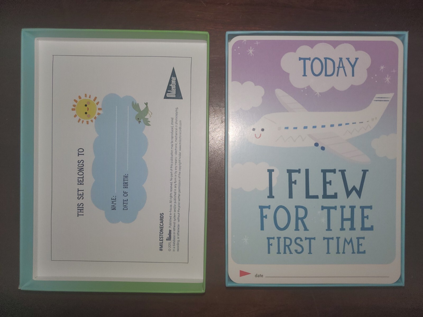 Milestone The Original Activity Cards Photo Cards Set 30 Infant Toddler Child