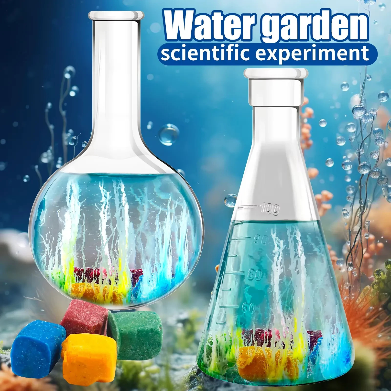 DIY Water Magic Mini Growth Stones Educational Science Toy For Kids Gift Sets