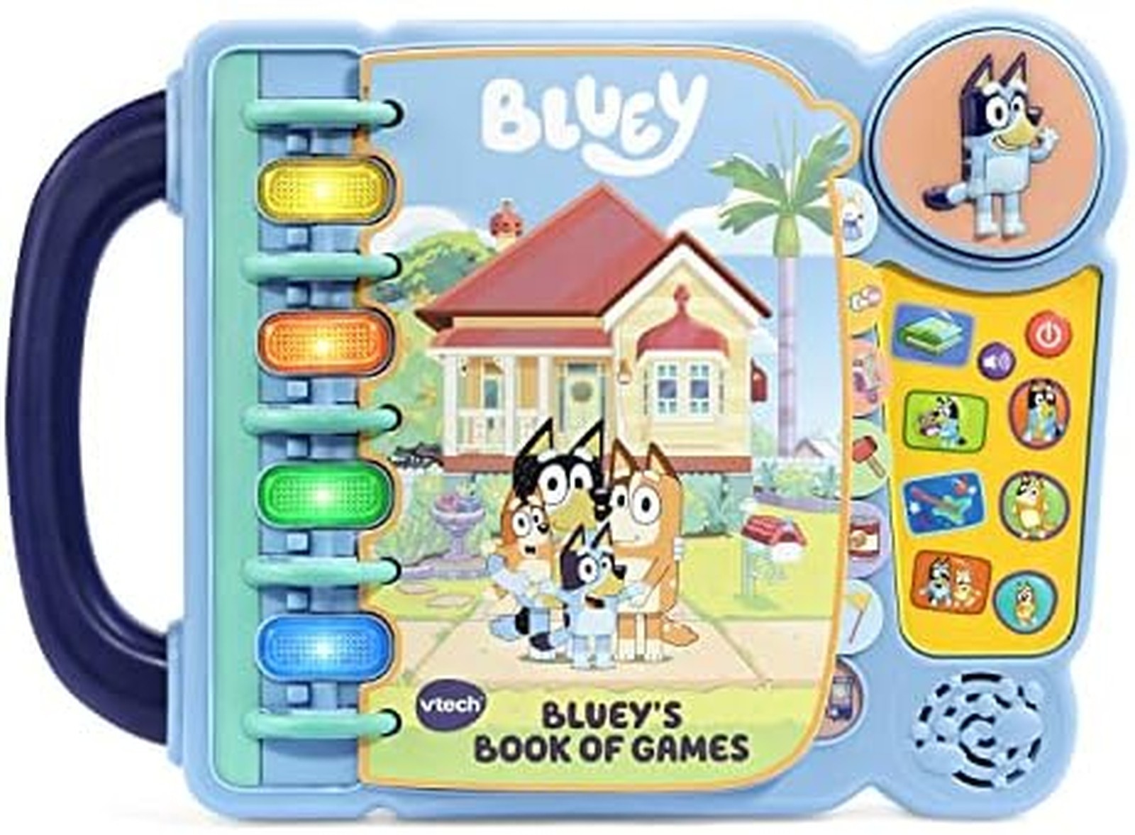 VTech Bluey Bluey’s Book of Games Interactive Electronic Learning Toy for Kids