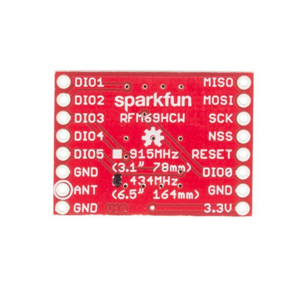 [ SparkFun WRL-12823 ] RFM69 Breakout (434MHz)