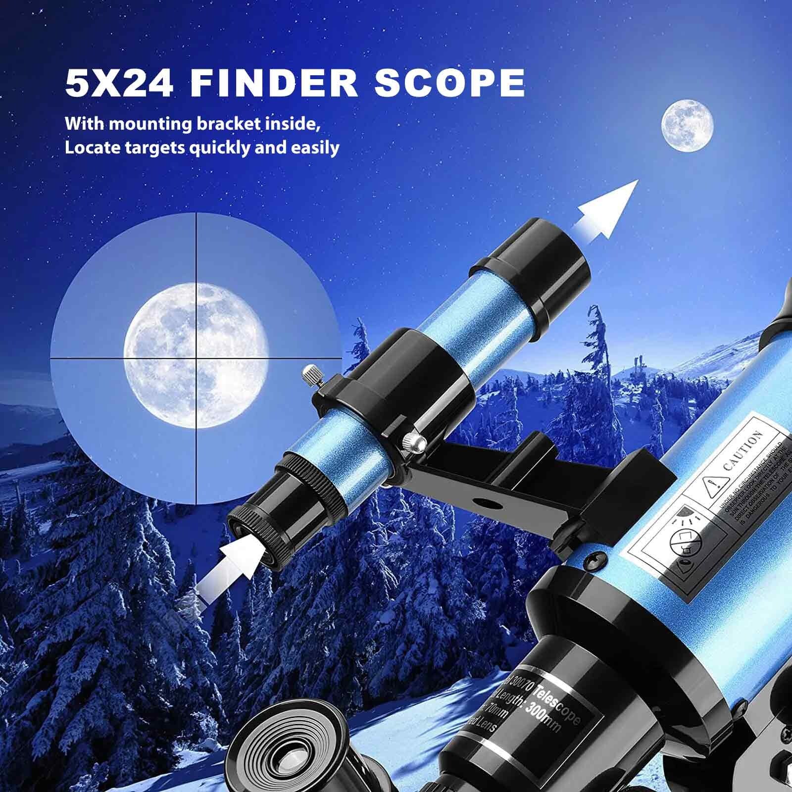Professional Astronomical Telescope with High Tripod Lunar Mirror HD Viewing