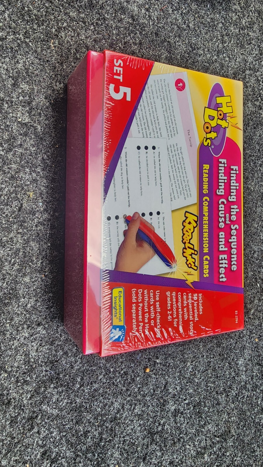 Hot Dots Reading Comprehension Set 5 Finding the Sequence/Finding Cause & Effect
