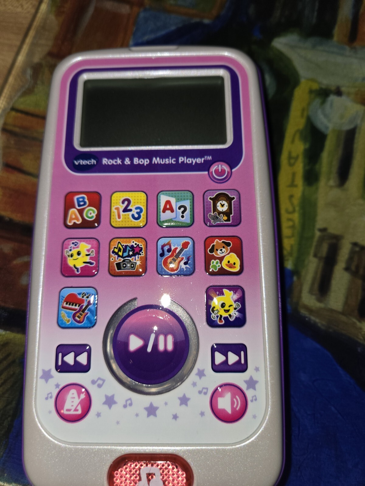 VTech Rock and Bop Music Player Tested Pink Musical Learning Toy No. 1962