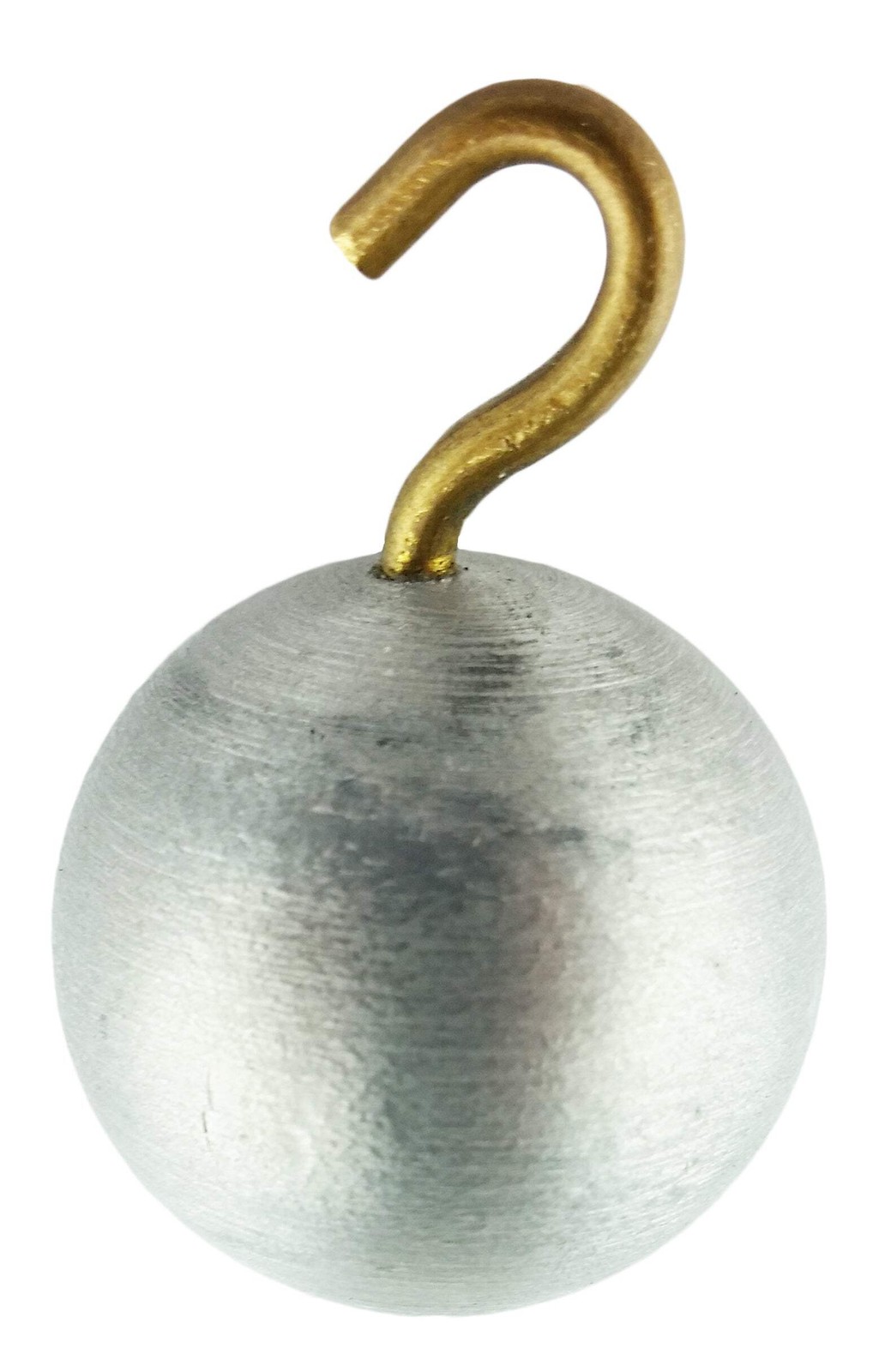 Physics Ball, Aluminum, 25 mm (1 in.), Hooked, Pack of 10