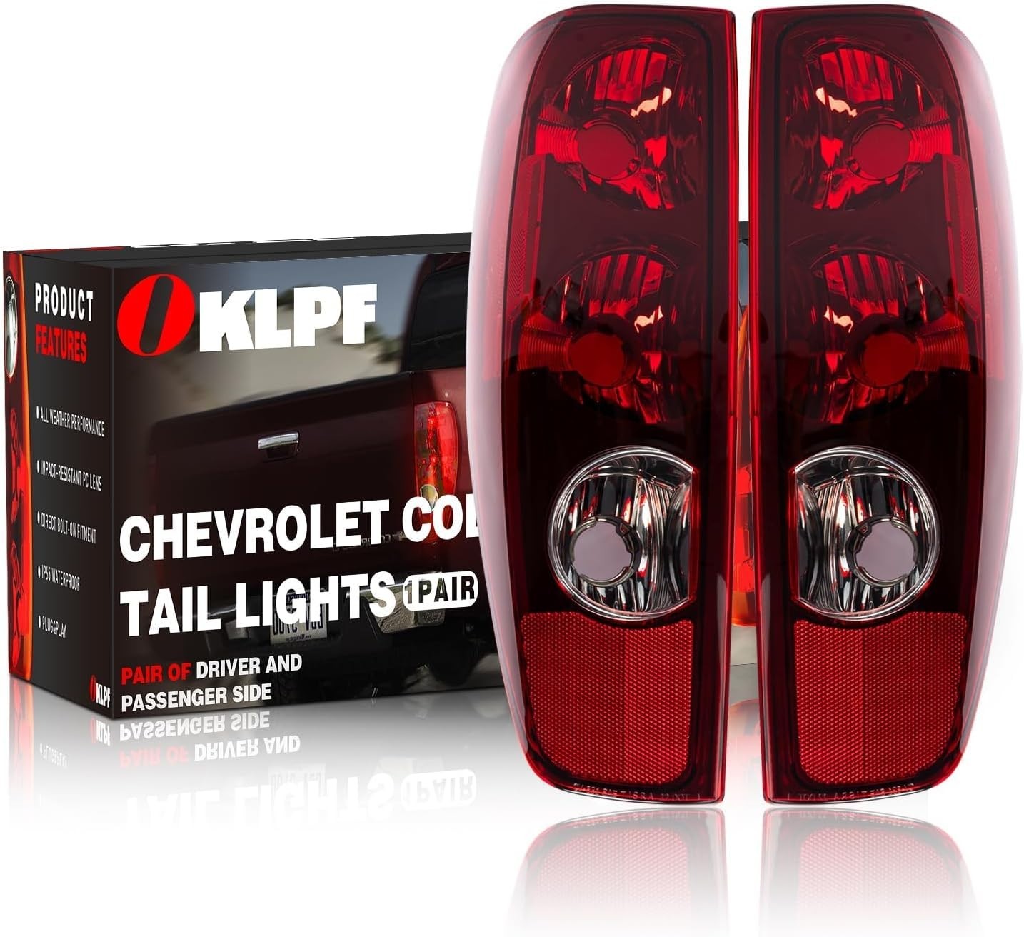 Rear Brake Tail Light Compatible With 2004-2012 Chevy Colorado GMC Canyon Replac
