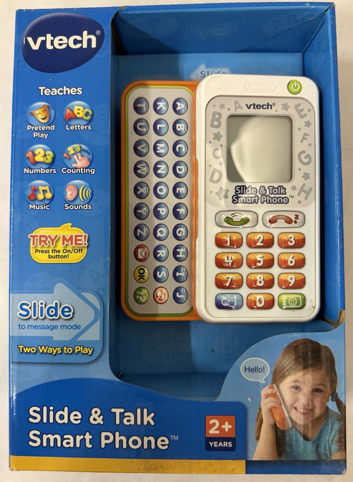 VTech Slide & Talk Smart Phone Electronic Learning Toy for Ages 2-5 Years