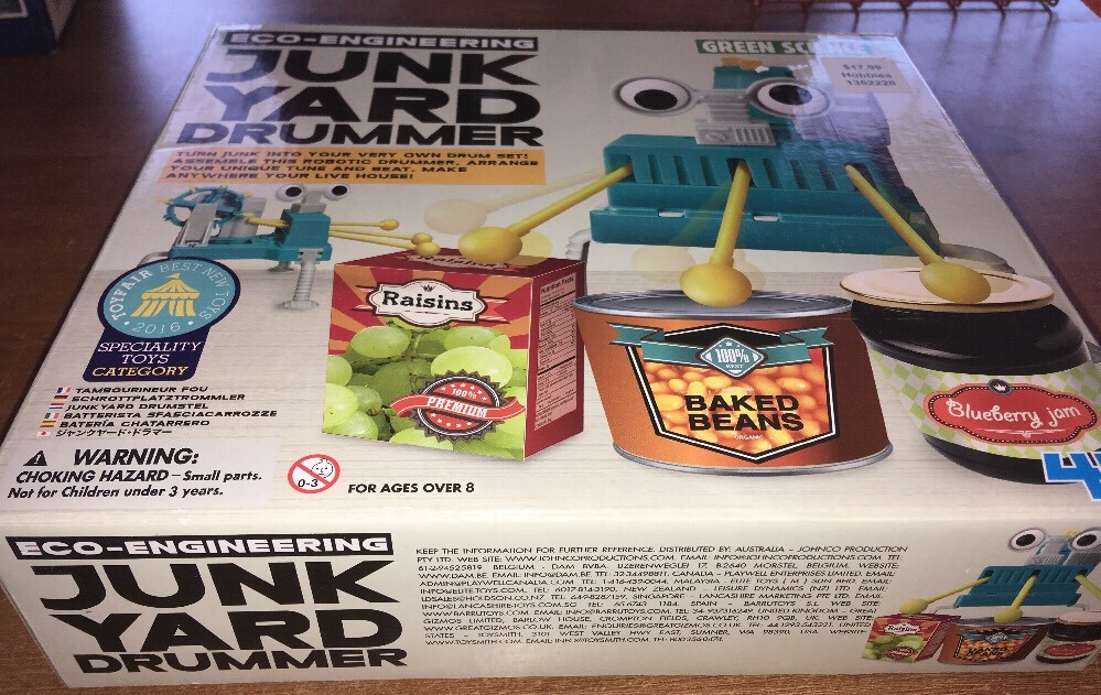 4M Green Science Eco-Engineering JUNK YARD DRUMMER Learning Brain Toy Award Winr