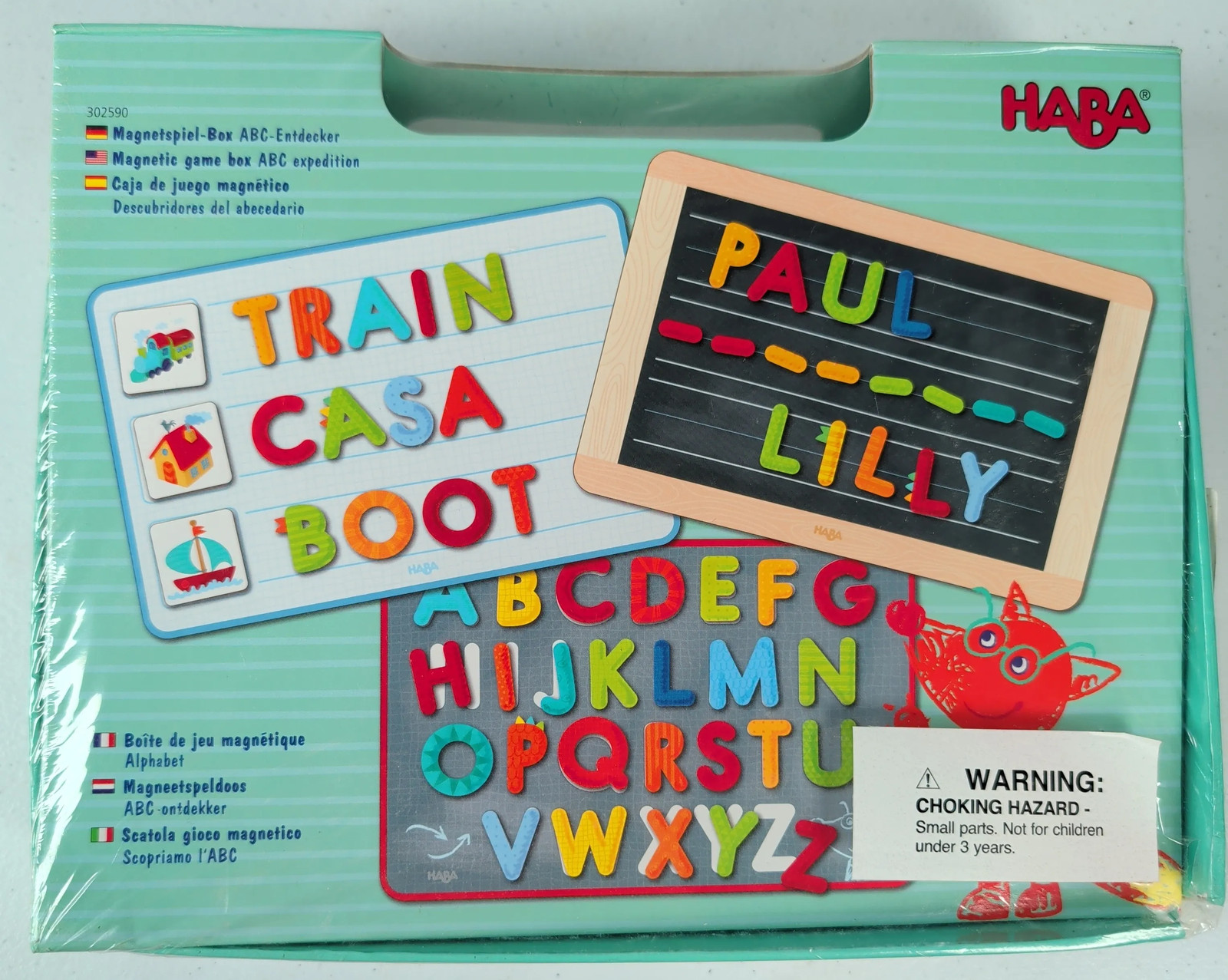 HABA Magnetic Game Box ABC Expedition 302590 Educational Learning Toy