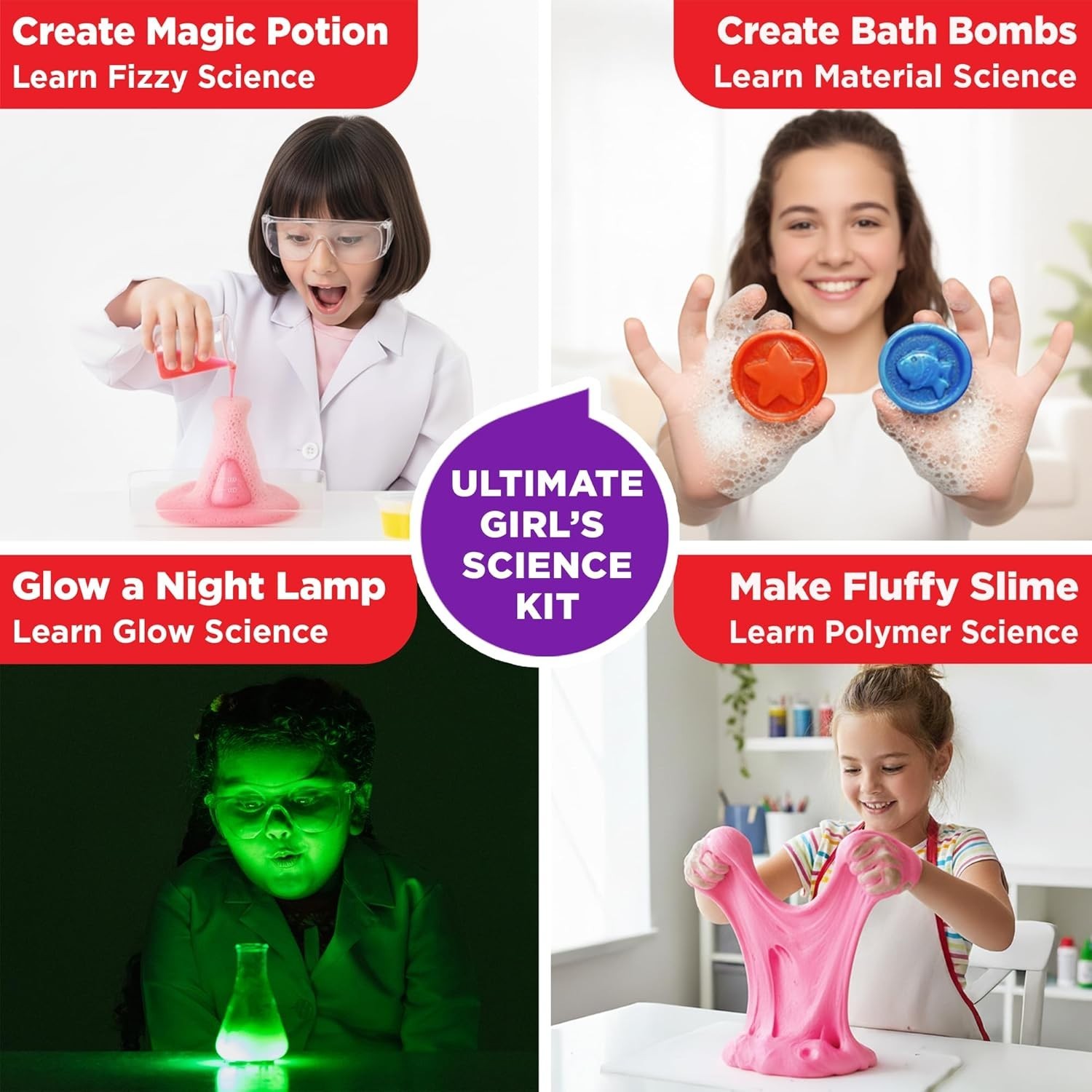 Educational Science Kit for Girls 8-14 | Fun Experiments