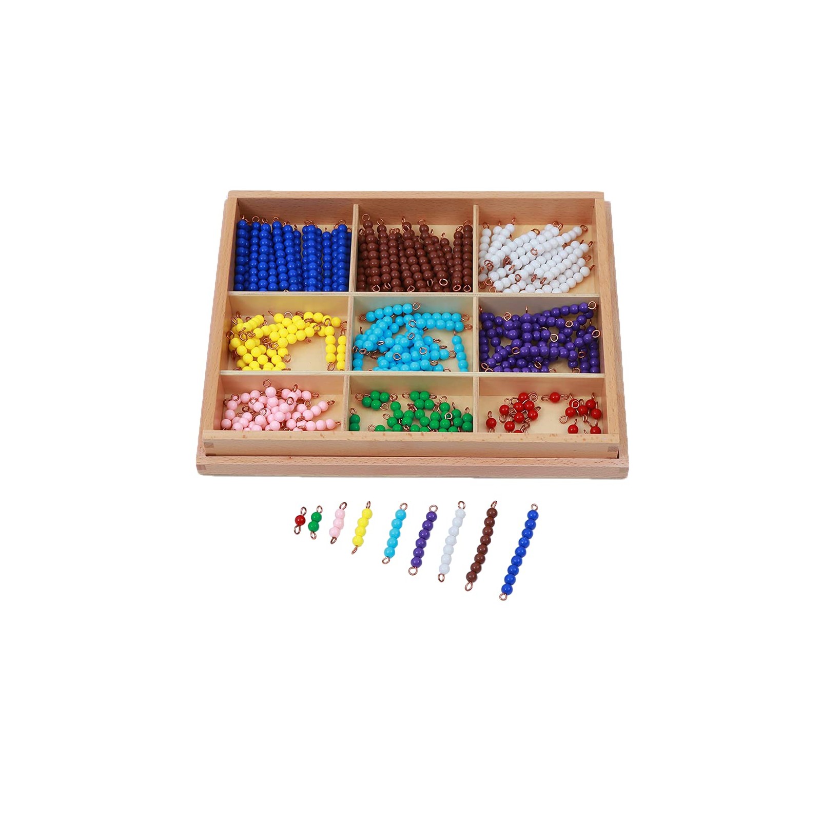 Counting Beads Checker Board Beads Math Games & Teaching Numbers Counting Toys