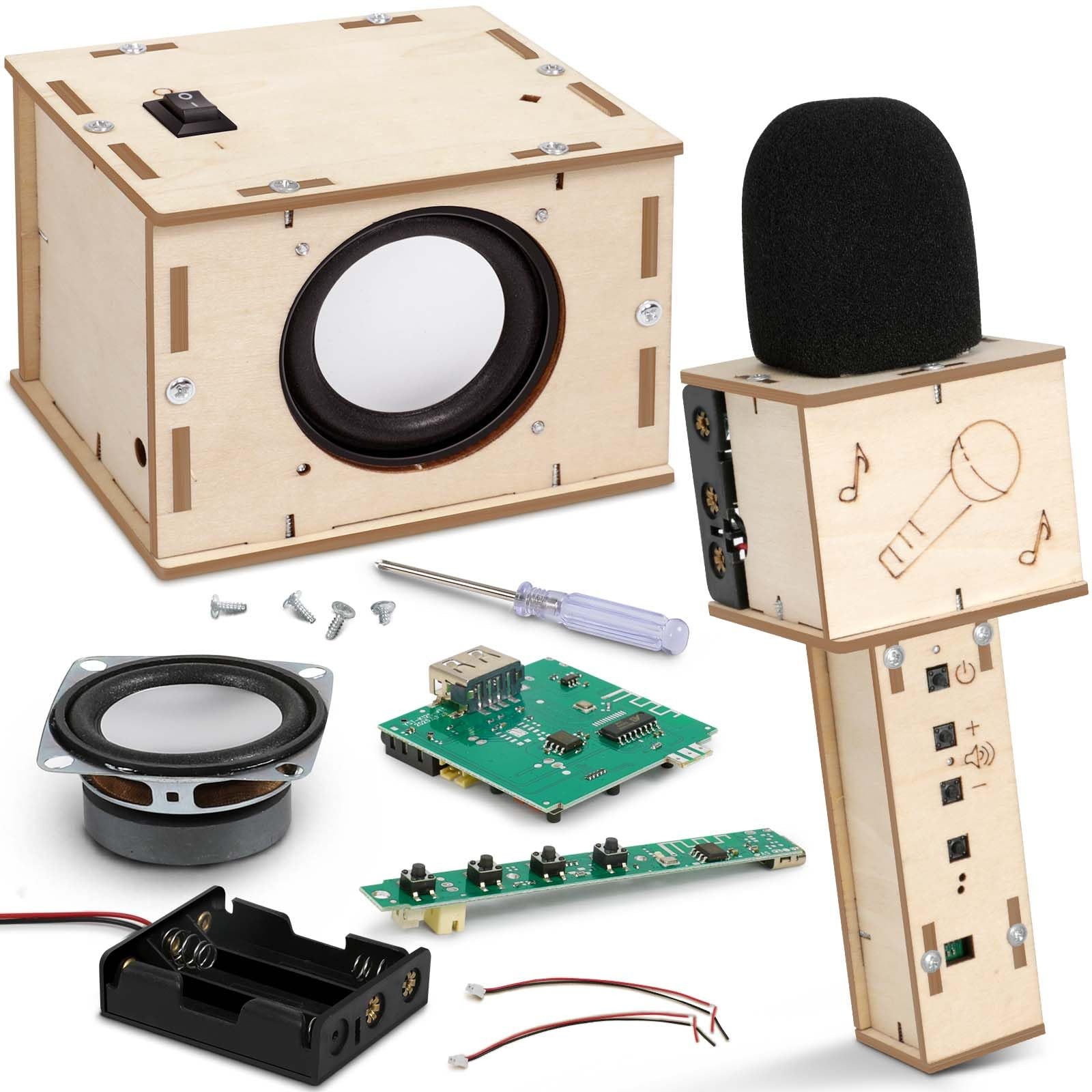 Stem Projects Karaoke Machine Toys for Boys Age 8-12 12-14 Science Kit Buildi…