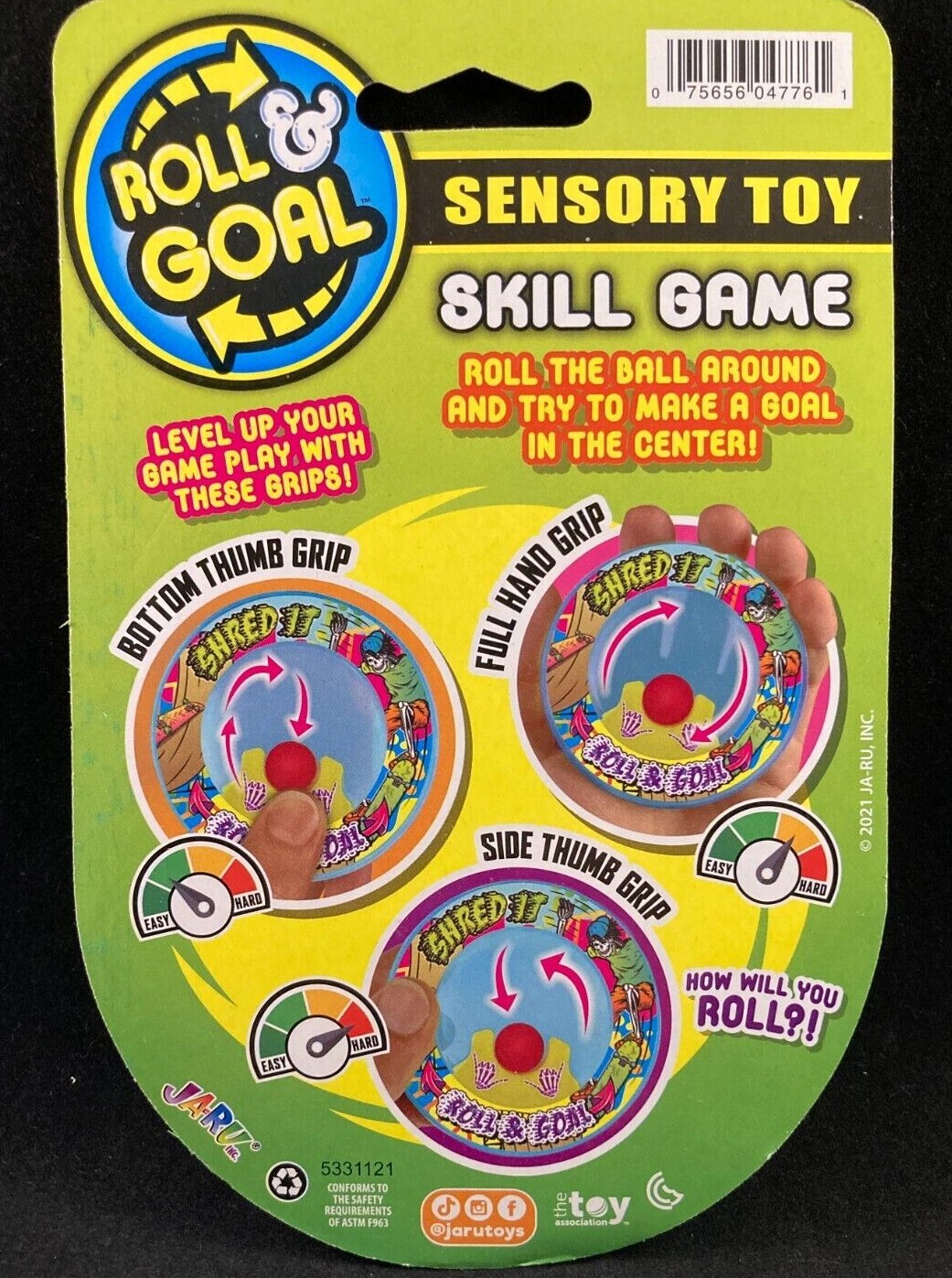 Roll & Goal – Shred It – Skill Game – Sensory Toy – Stress Relief – ASMR -Age 3+
