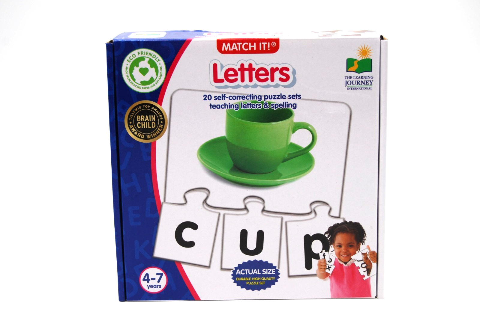 Match It Letters Puzzle Cards Early Reading Skills – Kids Ages 4 and Up