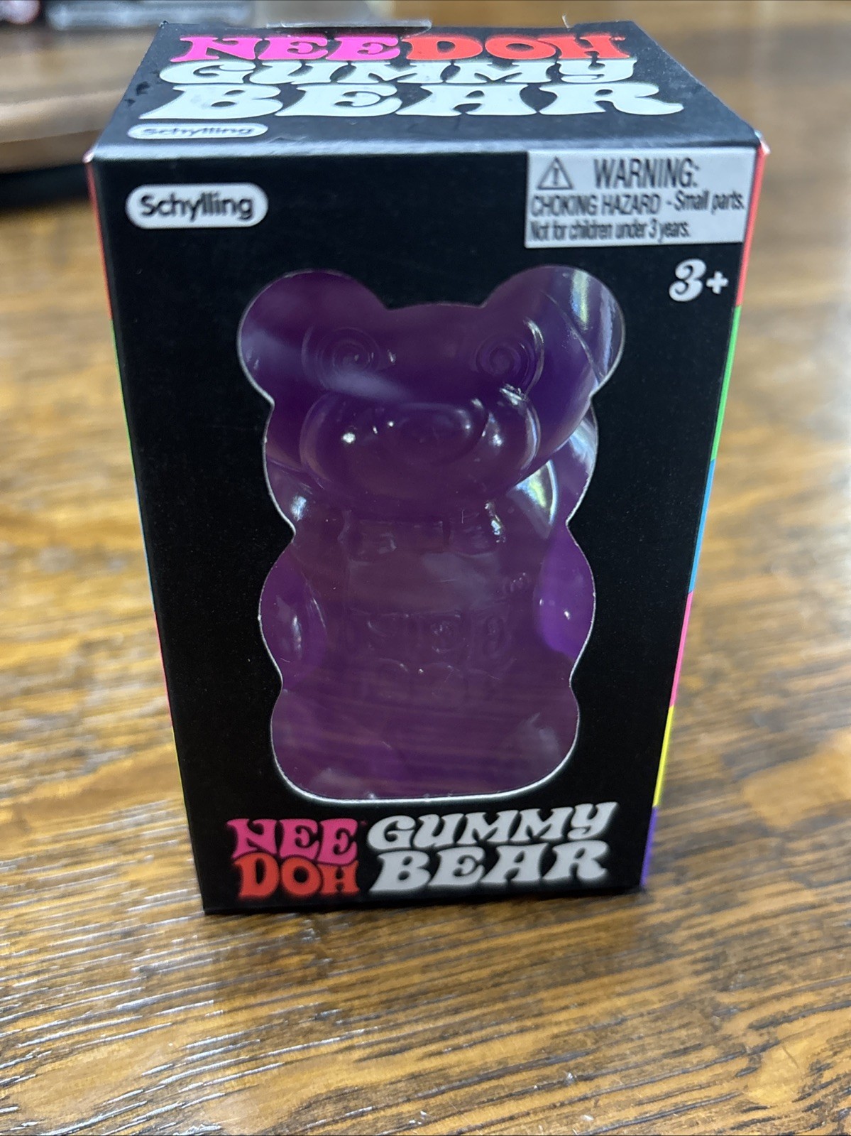 Schylling NeeDoh Gummy Bear Purple Tactical Sensory Squishy Squeeze NIB