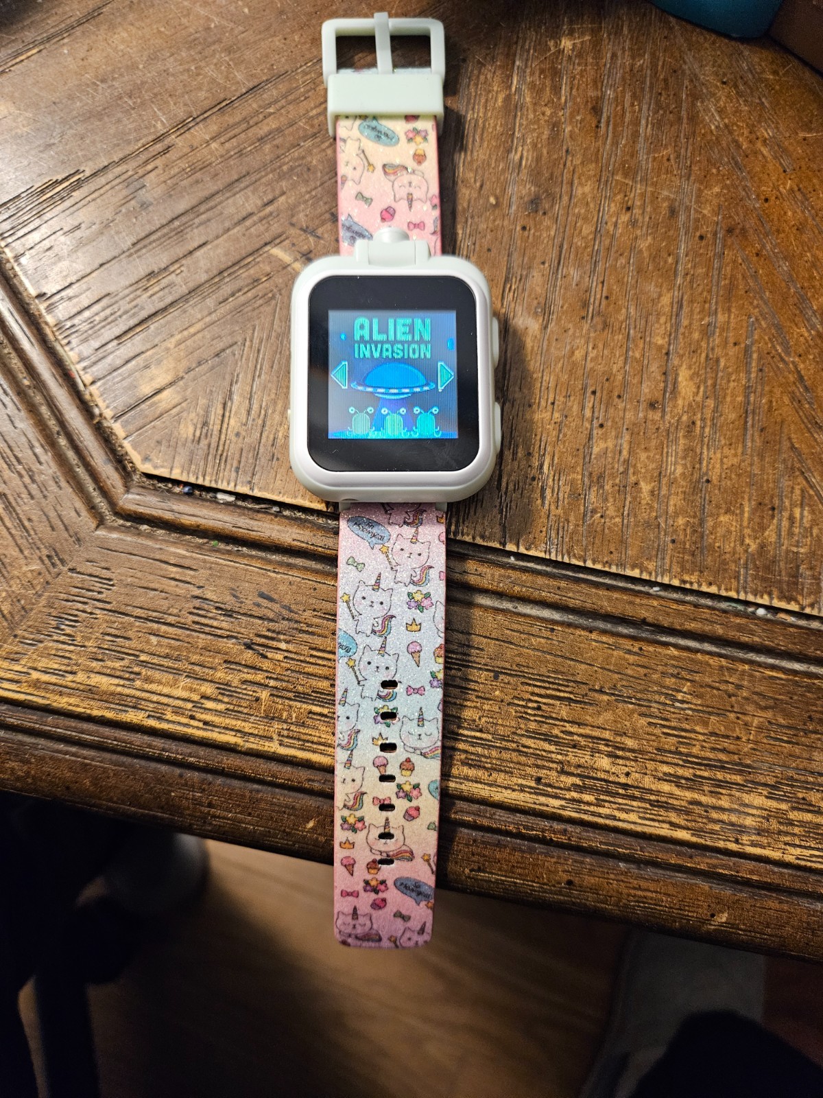 PlayZoom Educational Smartwatch For Kids: Glitter Unicorns and Ice Cream Cones