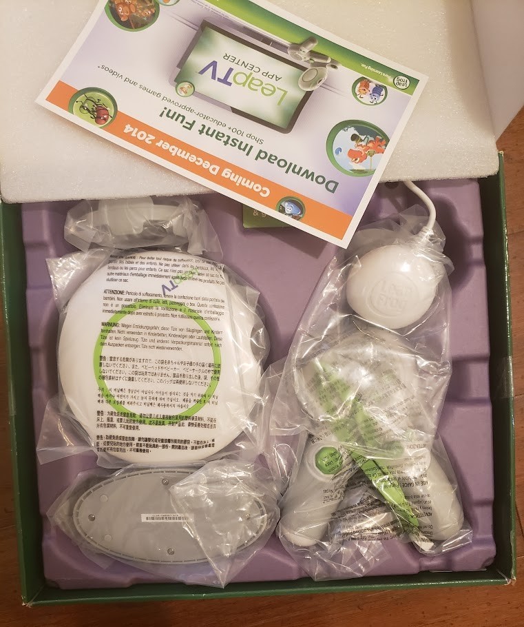 New 2014 Leap Frog’Leap TV Educational Active Video Gaming System Open Box