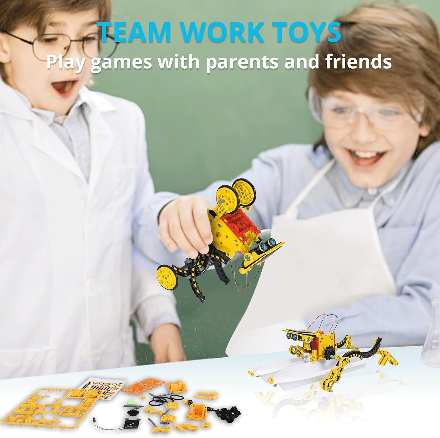 Creative Solar Robot Building Kit for Ages 8-12 – Endless Educational Fun
