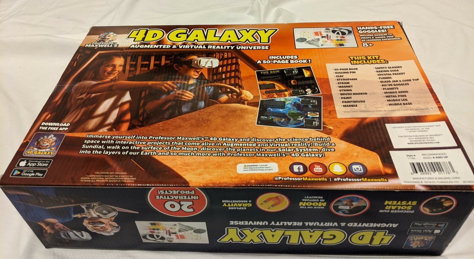 Brand new – SpiceBox Professor Maxwell’s 4D Galaxy – Ages 8+ | 1 player