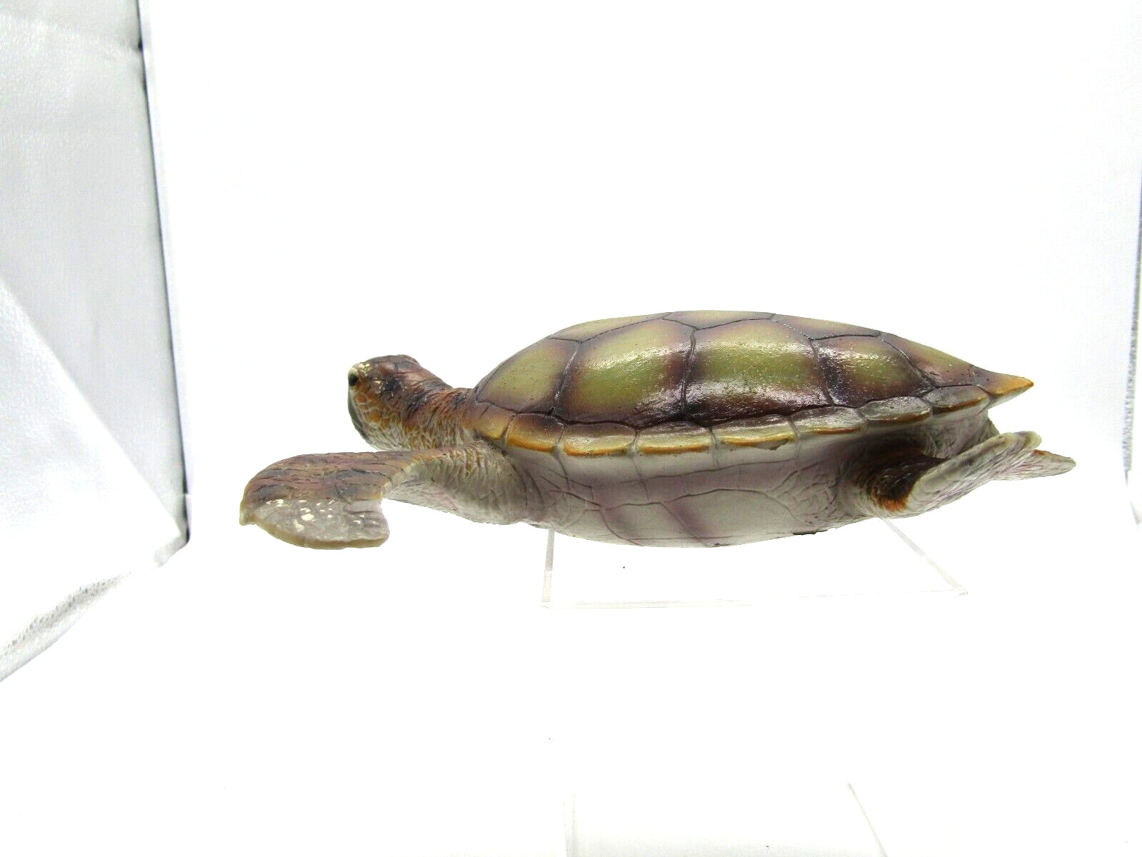 1990’s Play Visions Sea Turtle Figure Green Wildlife Replica Nature Toy Retired