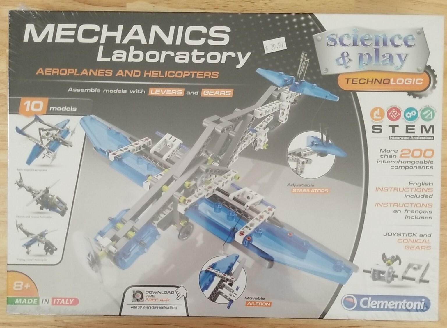 Mechanics Laboratory Airplanes And Helicopter Science And Play Technologic NEW