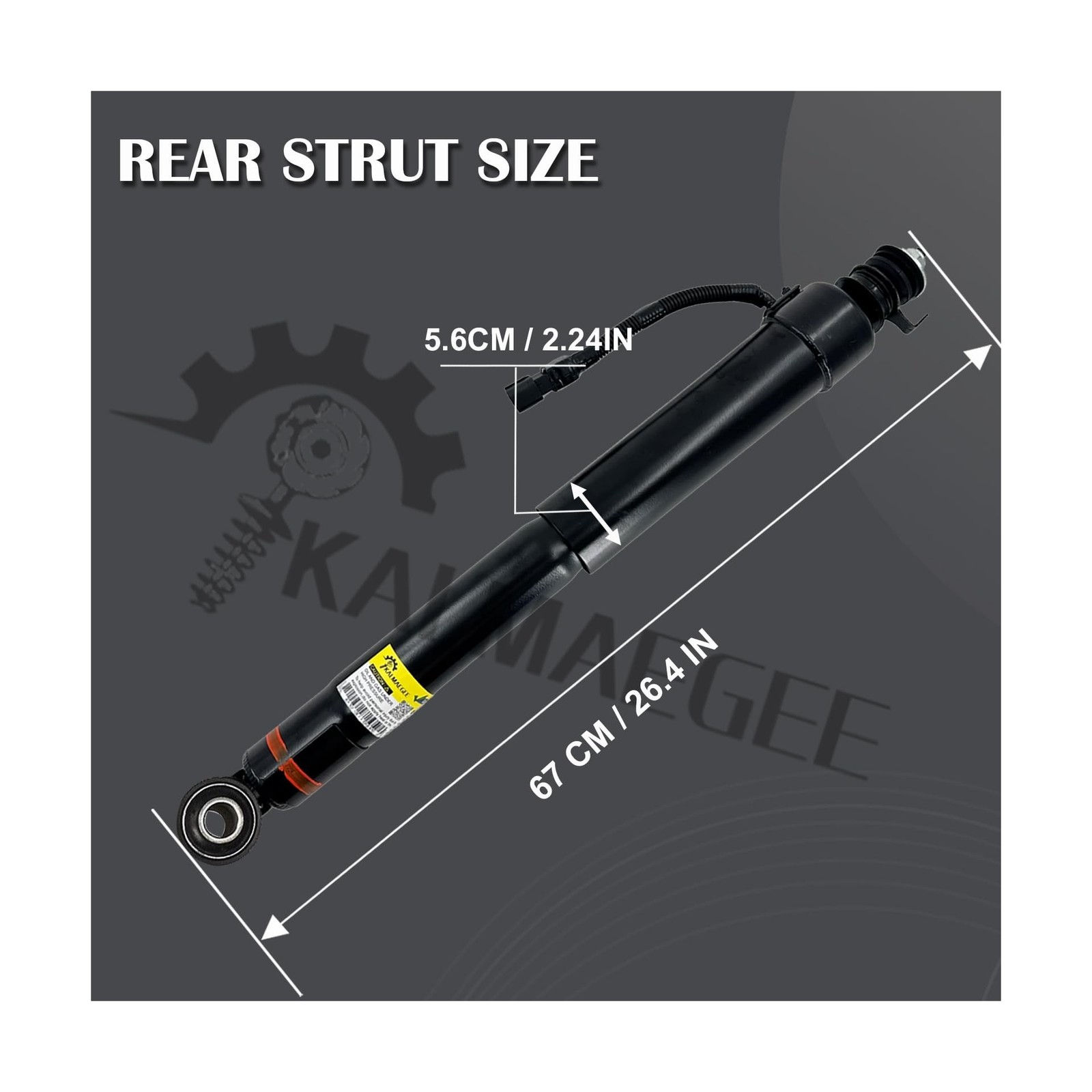 48530-69485 Pair Rear Shock Absorber Struts for Lexus GX470 2003-2009, for To…