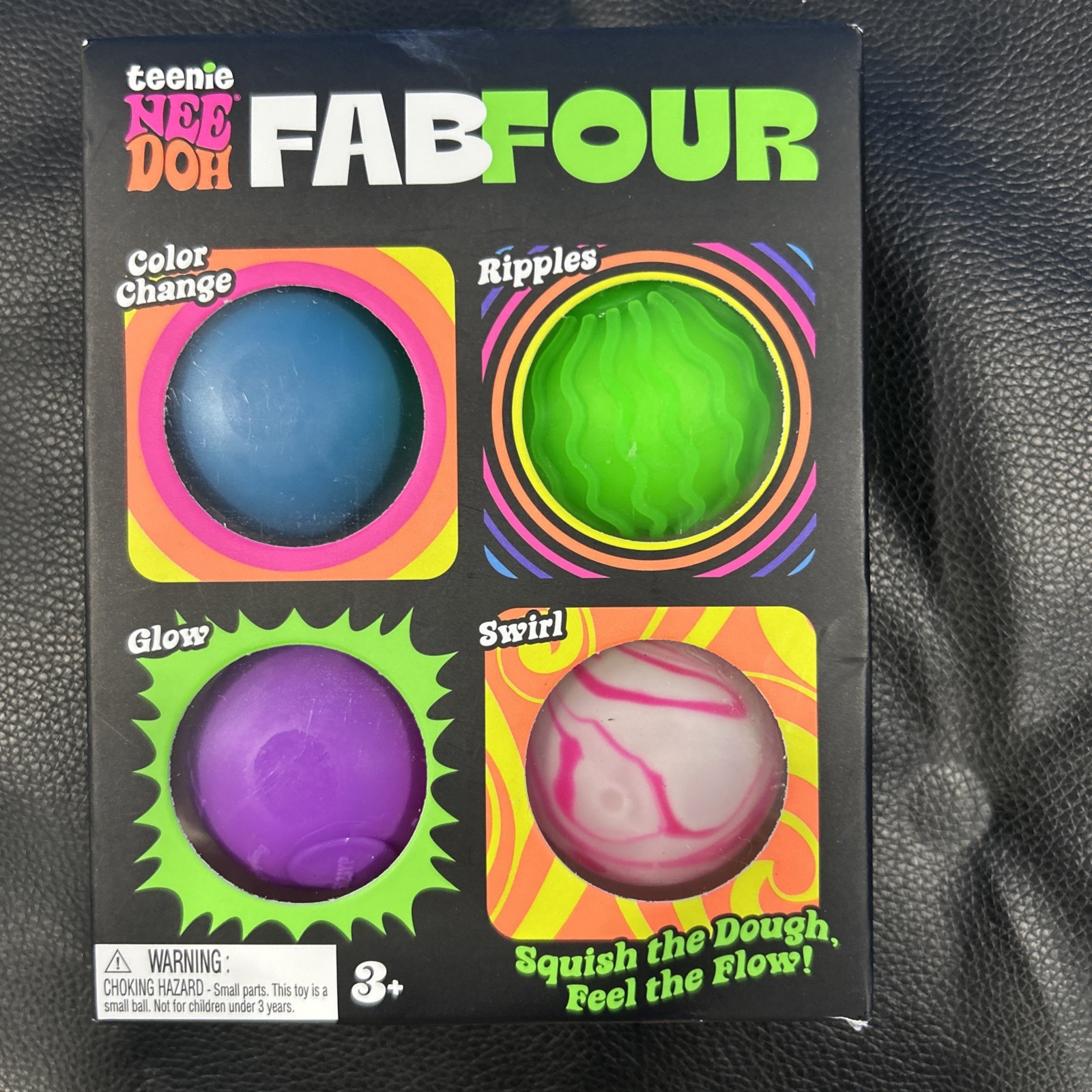 Needoh Teenie Fab Four 4-Pack Nee Doh Set of 4 NEW SEALED
