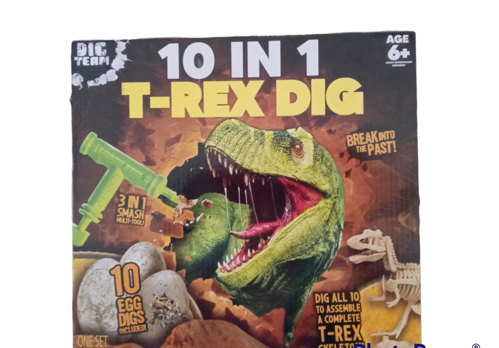 T-Rex Dinosaur Dig 10 in 1 Activity set 10 Eggs Dig Team 6yrs New Home School