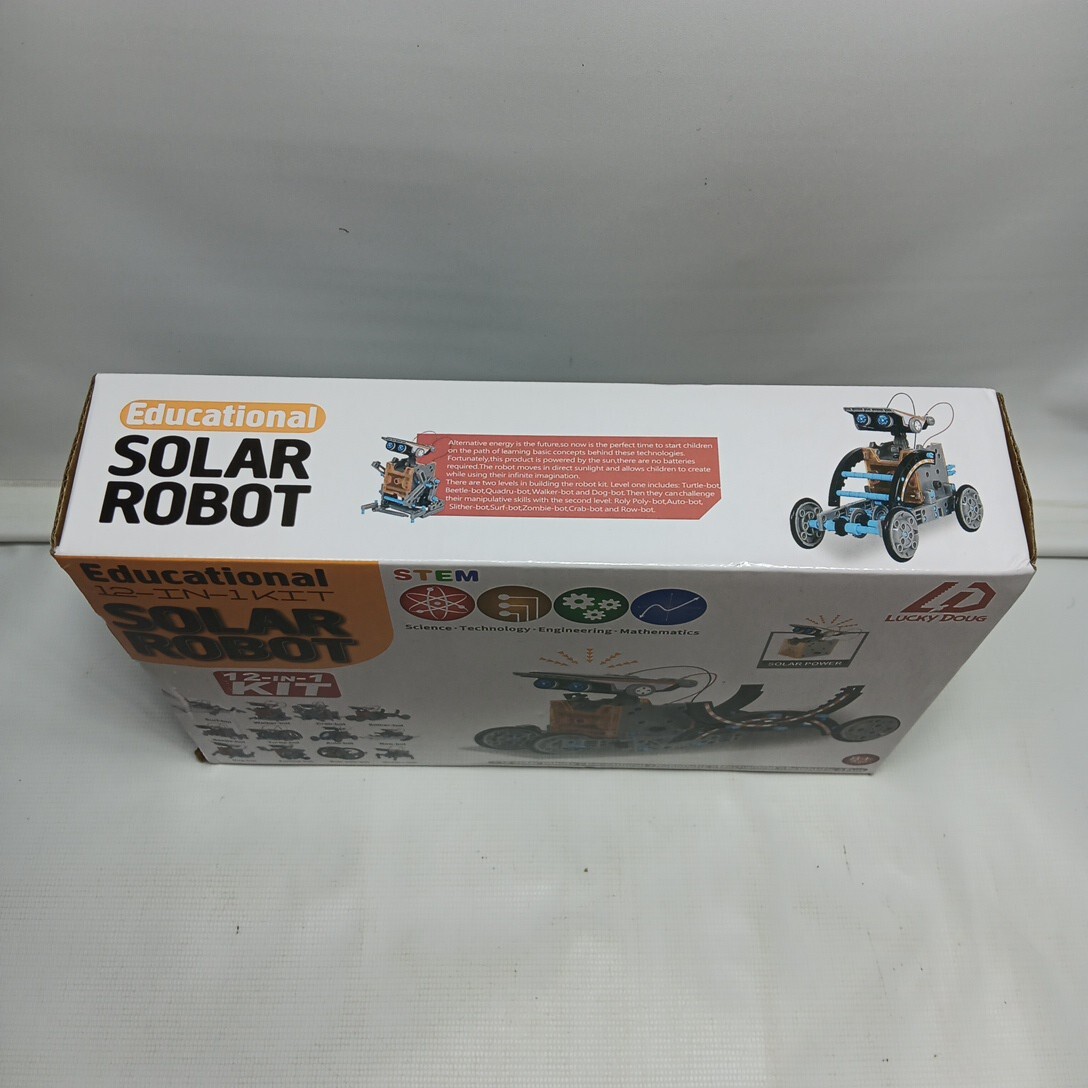 Solar Robot Kit Lucky Doug 12-in-1 STEM Projects KIT For Kids Age 8-12 NIB