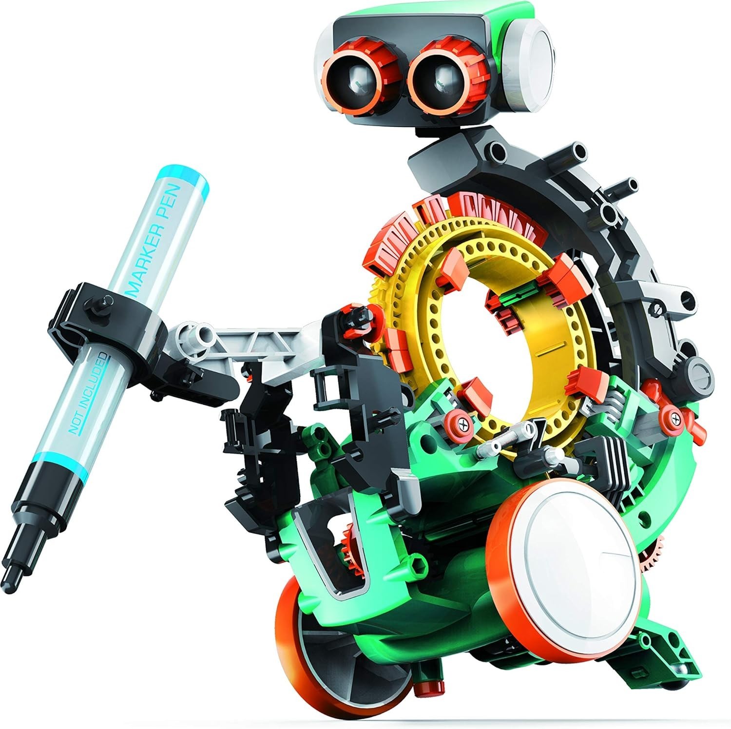 Mech-5 STEM Coding Robot Kit: Build & Program for Ages 10+, Eco-Friendly Fun